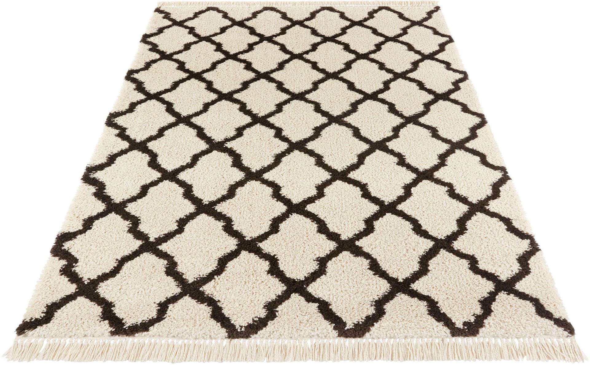 HANSE Home Hochflor-Teppich »Pearl«, rechteckig, 35 mm Höhe, Pastellfarben mit Fransen, Grafisches Design, Robust, Pflegeleicht HANSE Home Hochflor-Teppich »Pearl«, rechteckig, 35 mm Höhe, Pastellfarben mit Fransen, Grafisches Design, Robust, Pflegeleicht von HANSE Home