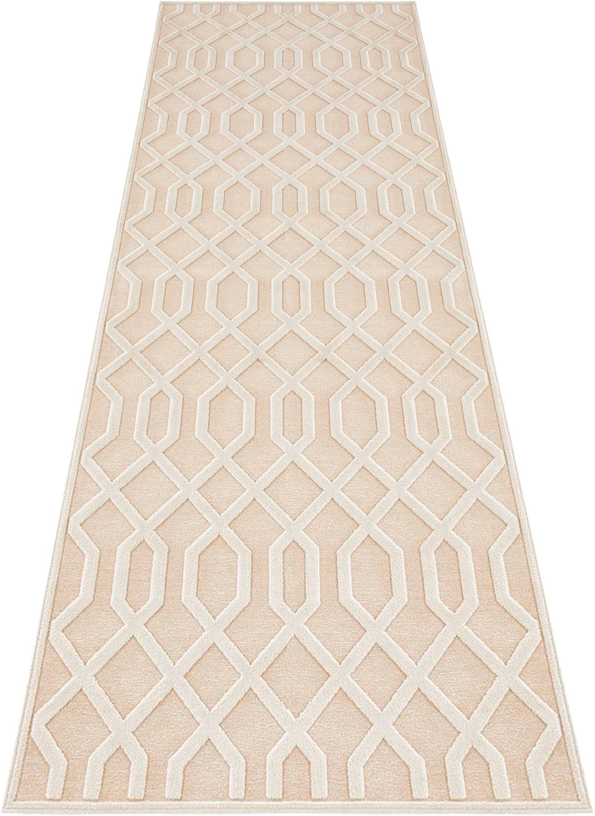 HANSE Home Läufer »Caine«, rechteckig, 4 mm Höhe, Viskose Glanz, Hoch-Tief Struktur, Robust, Pflegeleicht, Gitter Muster HANSE Home Läufer »Caine«, rechteckig, 4 mm Höhe, Viskose Glanz, Hoch-Tief Struktur, Robust, Pflegeleicht, Gitter Muster von HANSE Home