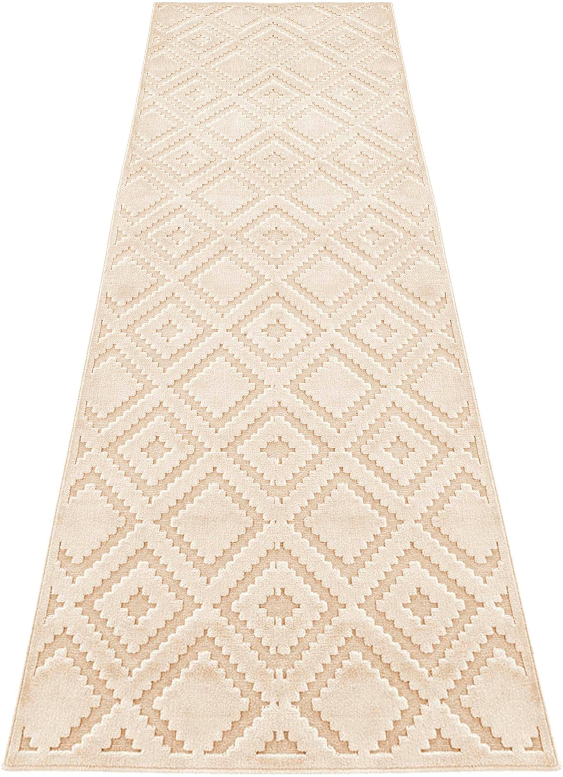 HANSE Home Läufer »Iris«, rechteckig, 4 mm Höhe, Viskose Glanz, Hoch-Tief Struktur, Robust, Pflegeleicht, Relief Optik HANSE Home Läufer »Iris«, rechteckig, 4 mm Höhe, Viskose Glanz, Hoch-Tief Struktur, Robust, Pflegeleicht, Relief Optik von HANSE Home