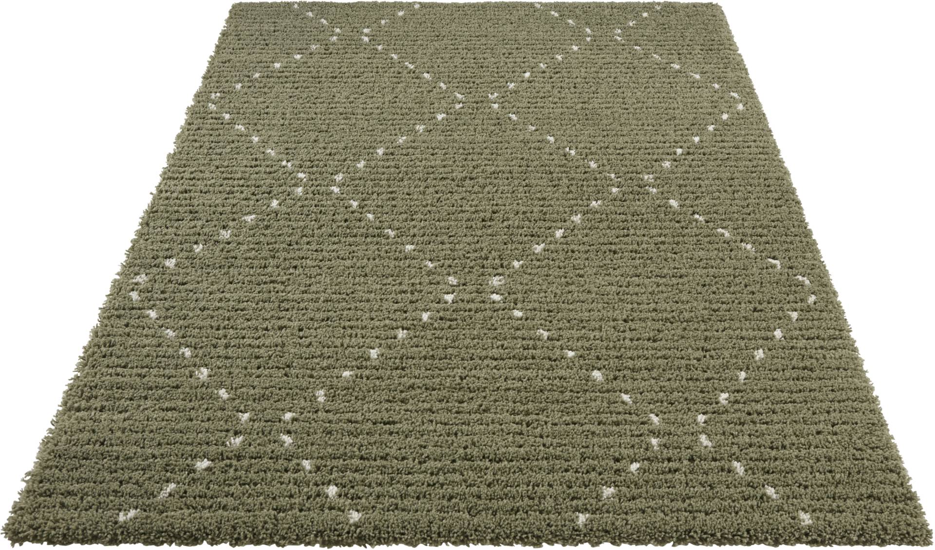 HANSE Home Hochflor-Teppich »Basay«, rechteckig, 35 mm Höhe, sehr weicher Flor, Boho Design, Robust, Pflegeleicht, Gekettelt von HANSE Home