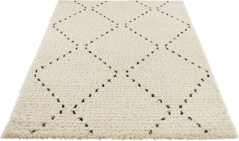 HANSE Home Hochflor-Teppich »Basay«, rechteckig, sehr weicher Flor, Boho Design, Robust, Pflegeleicht, Gekettelt von HANSE Home