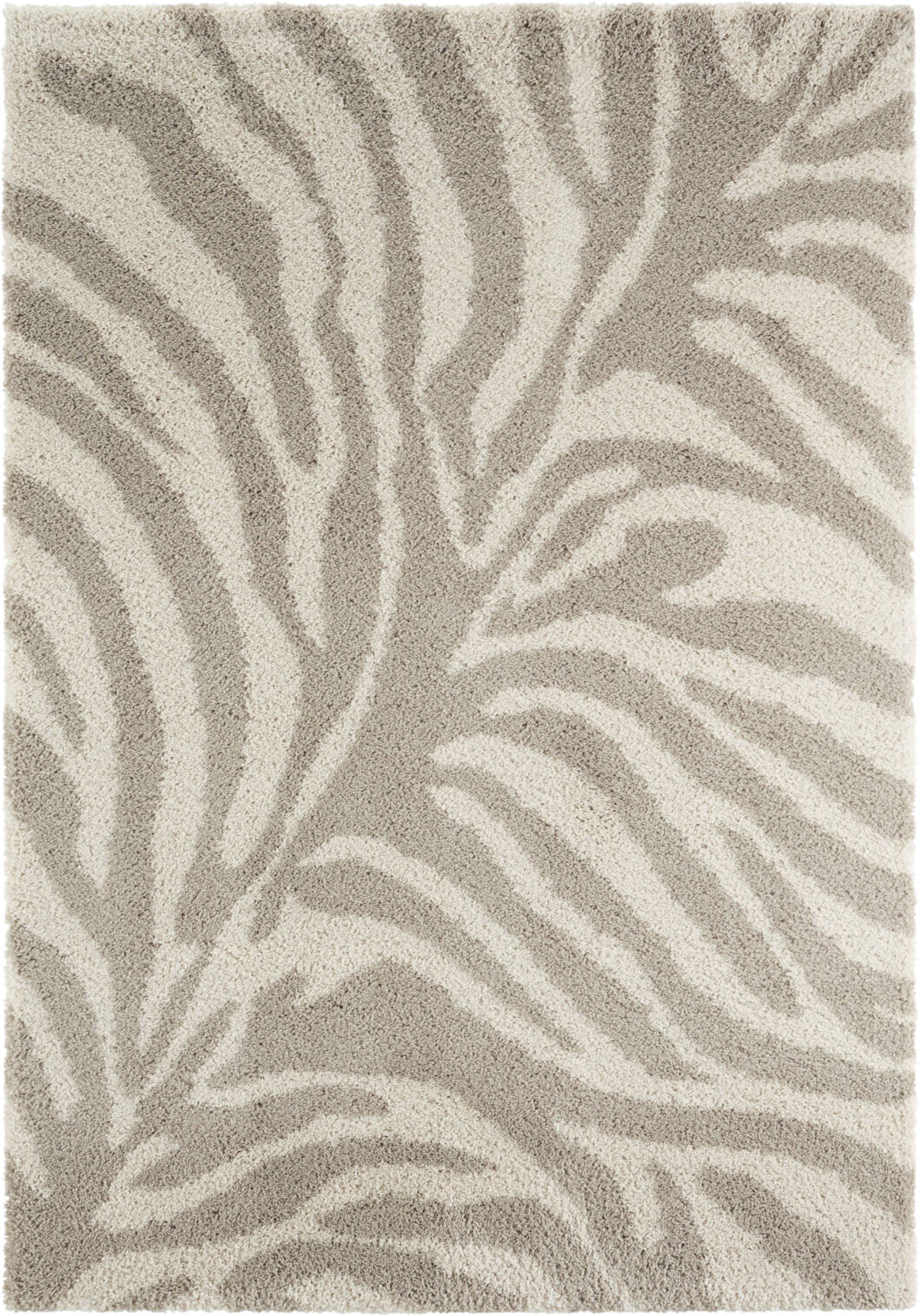 HANSE Home Hochflor-Teppich »Desert«, rechteckig, 35 mm Höhe, Zebra Design, besonders weich durch Microfaser, Robust, Pflegeleicht von HANSE Home