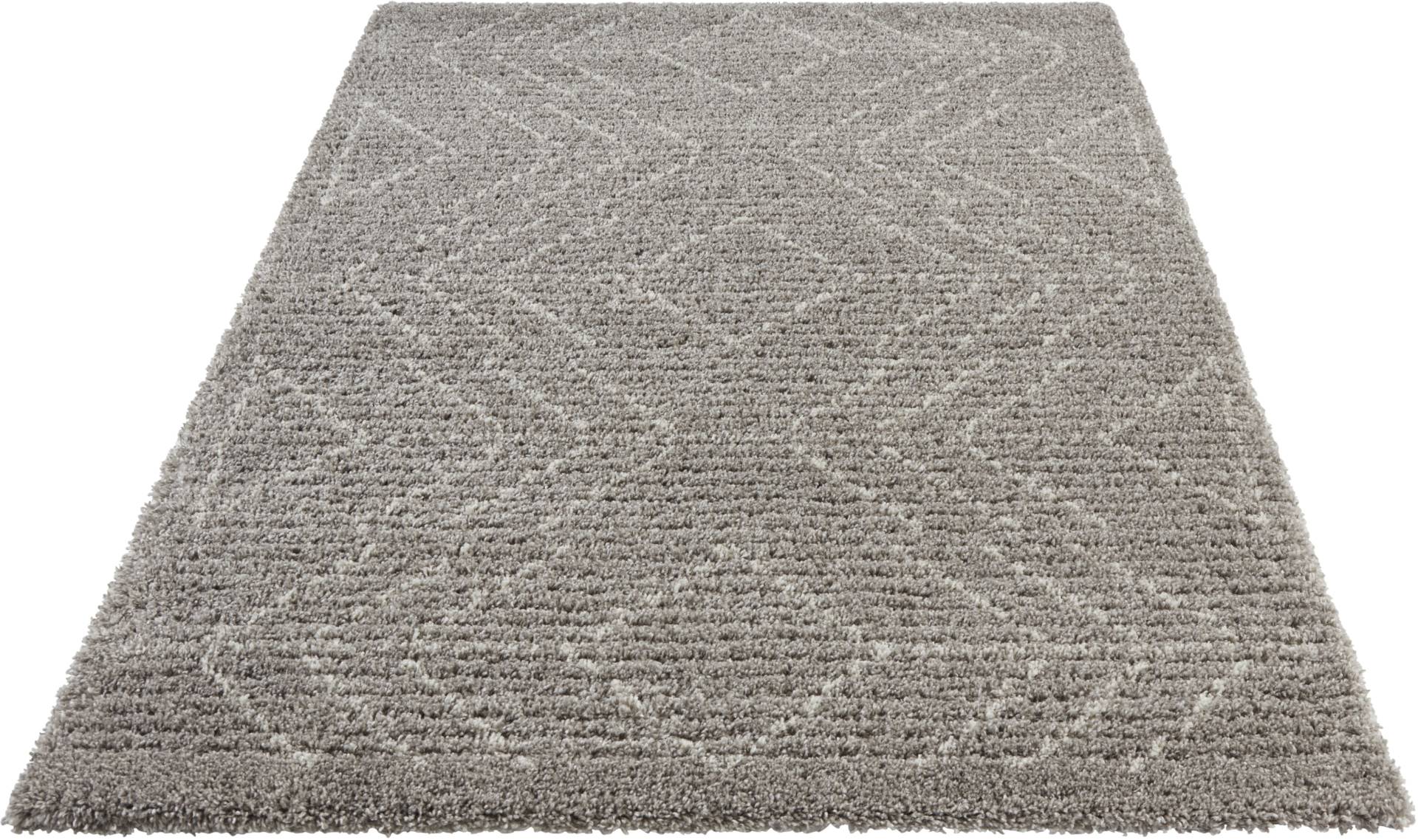 HANSE Home Hochflor-Teppich »Toboso«, rechteckig, 35 mm Höhe, sehr weicher Flor, Boho Design, Robust, Pflegeleicht, Gekettelt von HANSE Home