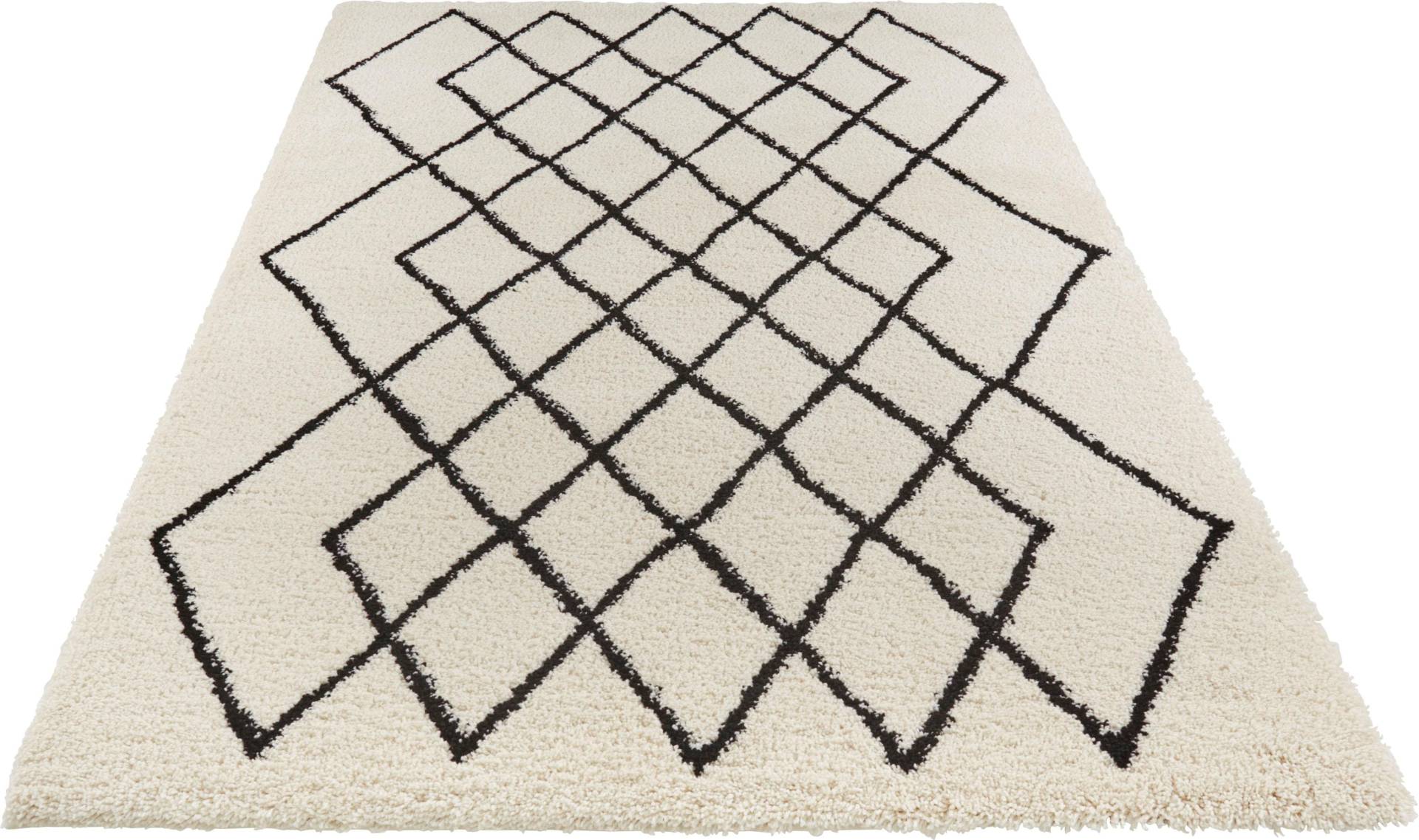 HANSE Home Teppich »Touch«, rechteckig, Rauten Design, besonders weich durch Microfaser, Robust, Pflegeleicht von HANSE Home