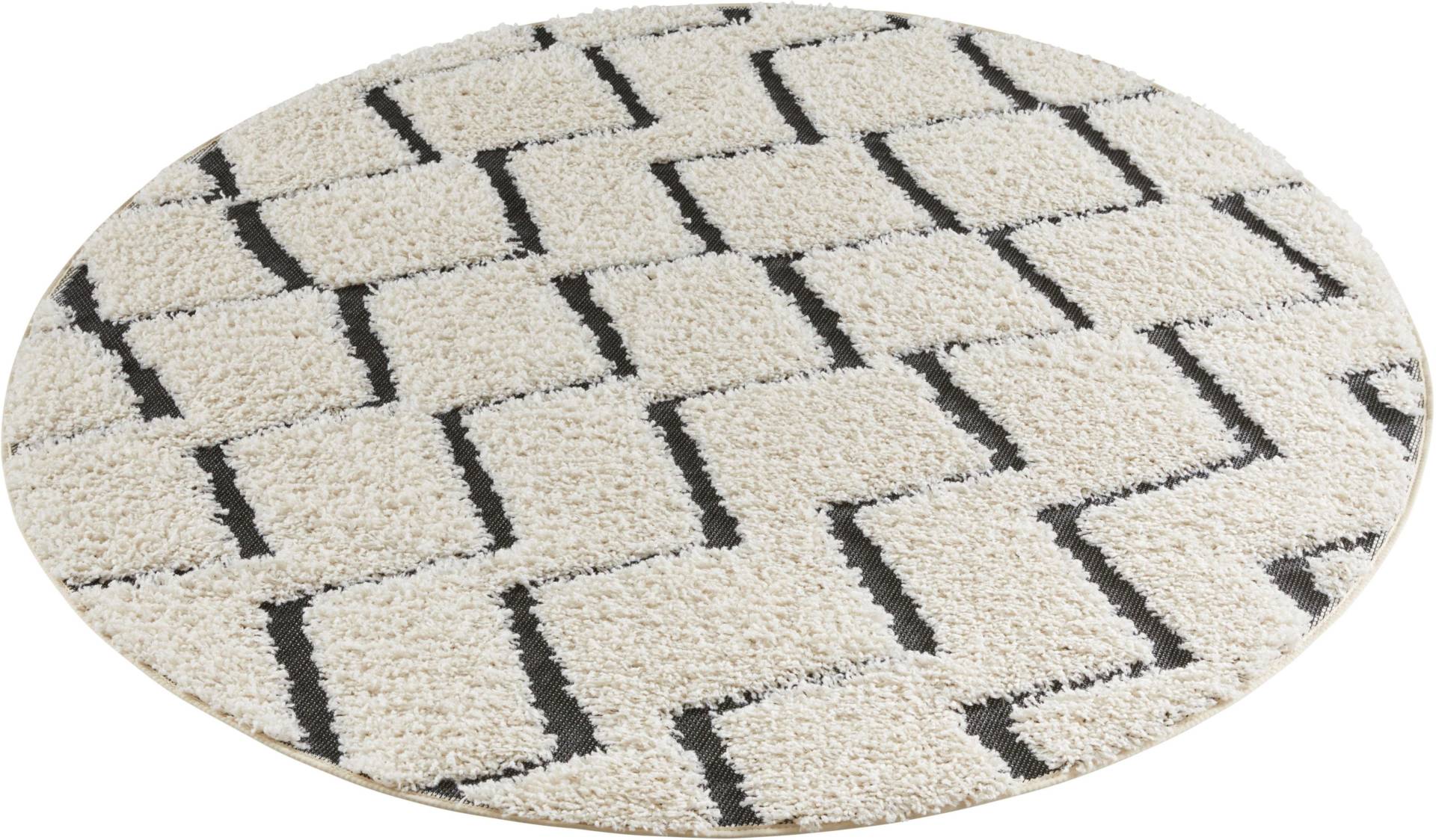 HANSE Home Teppich »Dades«, rund, 22 mm Höhe, Vintage, Zick-Zack DesignHoch-Tief Struktur,Robust, Pflegeleicht HANSE Home Teppich »Dades«, rund, 22 mm Höhe, Vintage, Zick-Zack DesignHoch-Tief Struktur,Robust, Pflegeleicht von HANSE Home