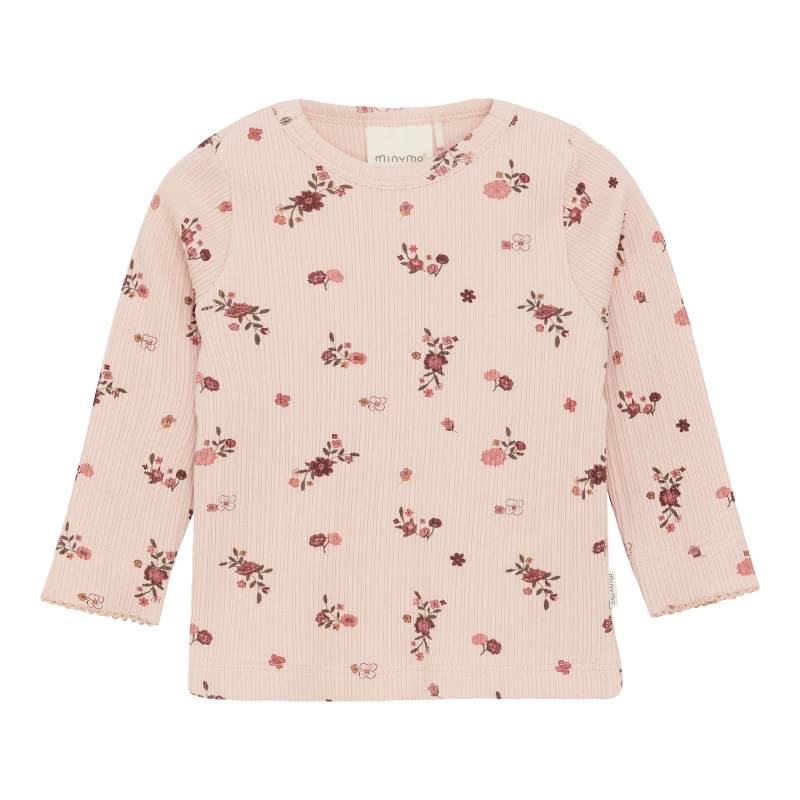 Shirt langarm Blumen Rippqualität von MINYMO