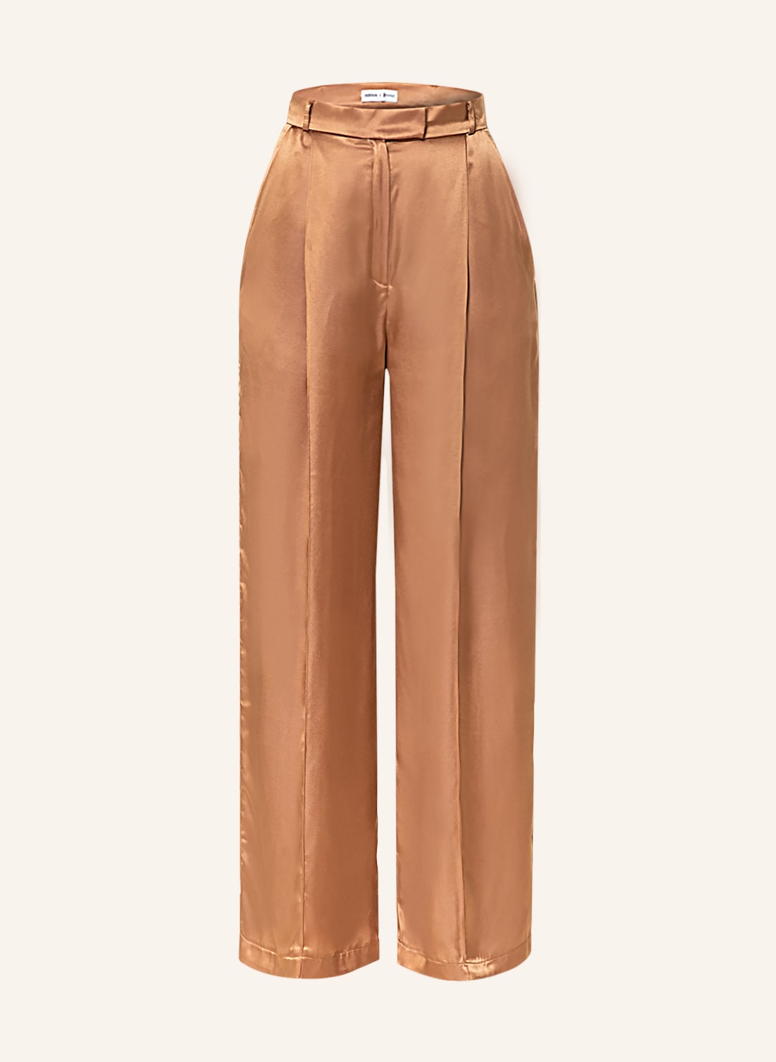 Miryam Marlenehose Aus Satin braun Miryam Marlenehose Aus Satin braun von MIRYAM