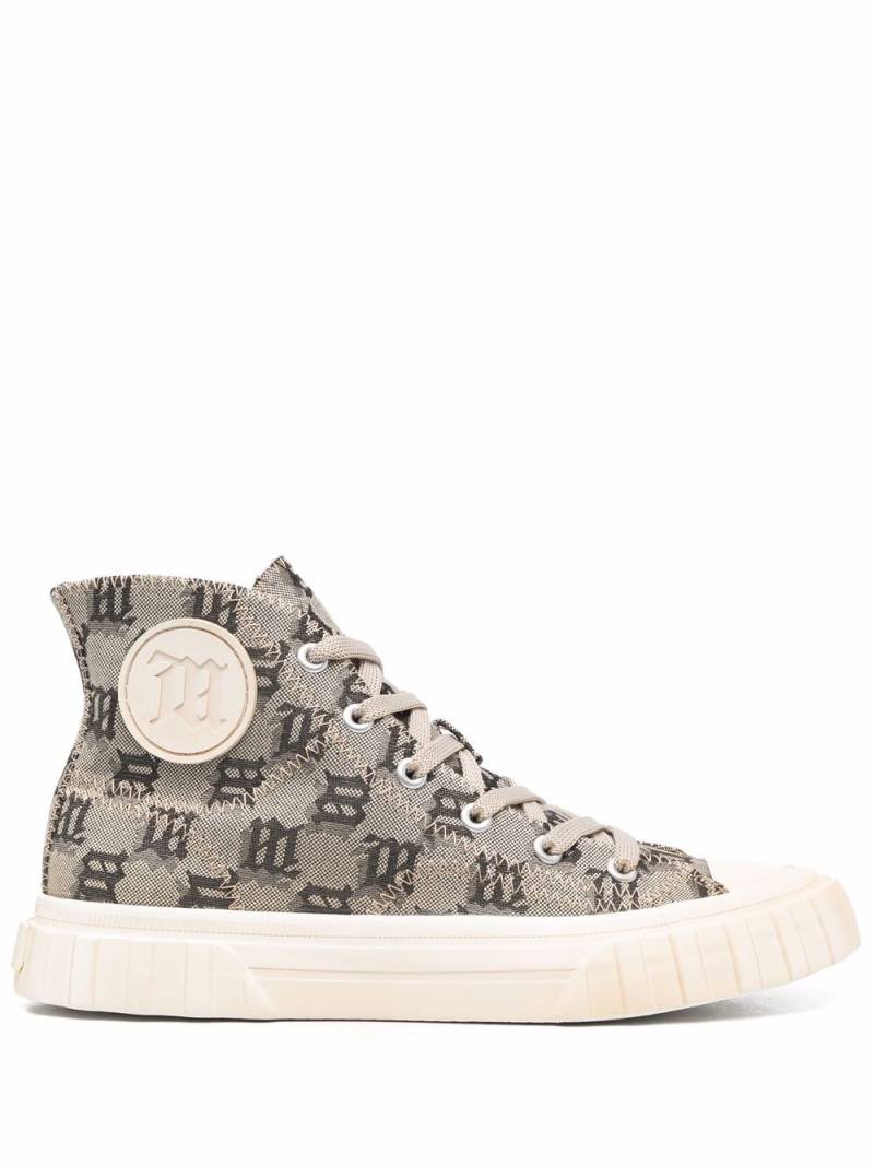 MISBHV Army monogram canvas sneakers - Neutrals von MISBHV