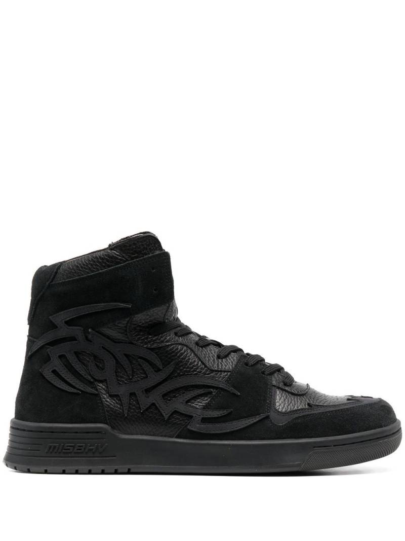 MISBHV Court high-top sneakers - Black von MISBHV