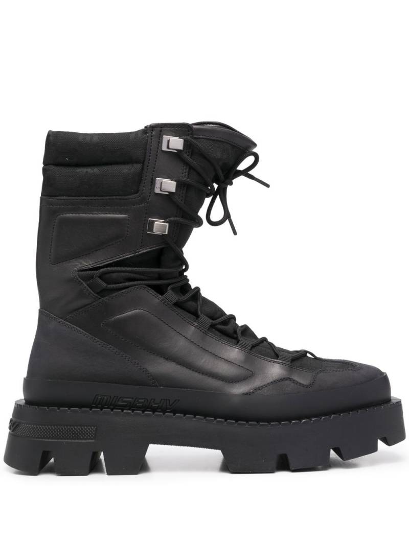 MISBHV Ibiza mid-calf cargo boots - Black von MISBHV