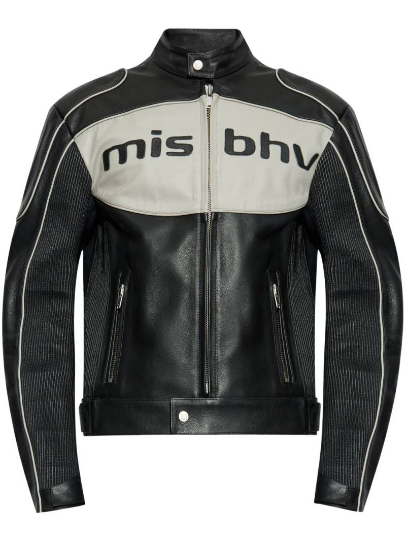 MISBHV Moto leather jacket - Black von MISBHV