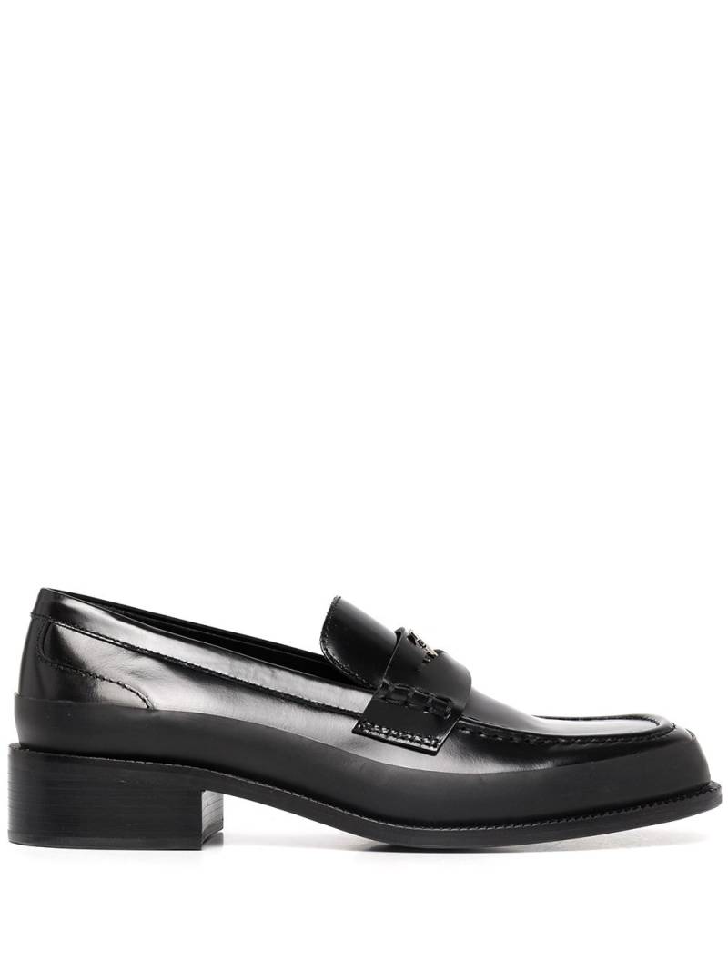 MISBHV The Brutalist 31mm leather loafers - Black von MISBHV