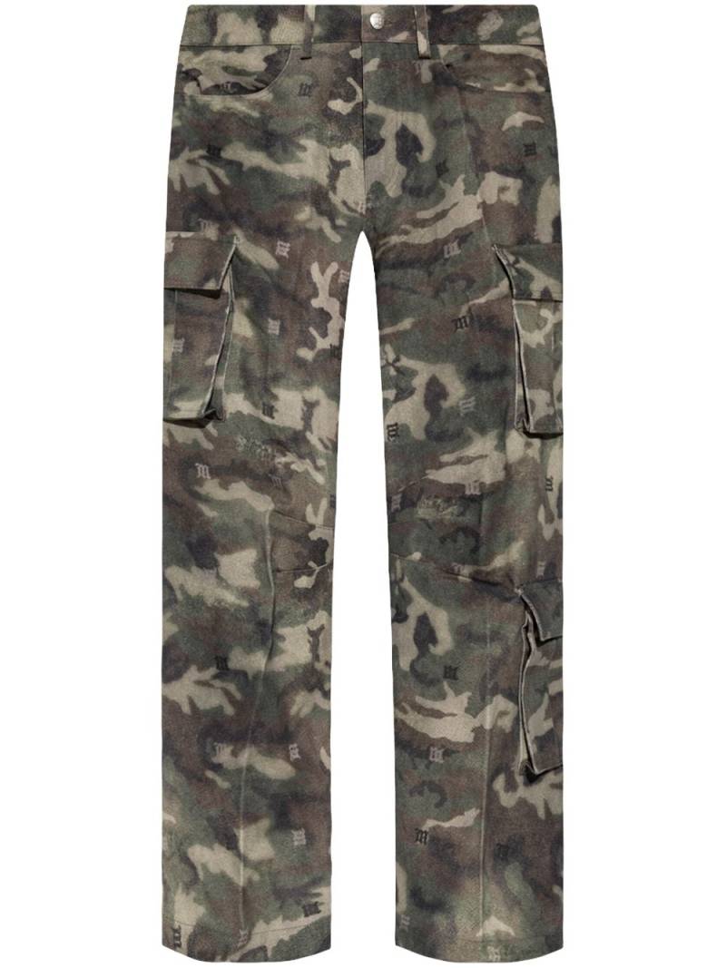 MISBHV camo-print trousers - Green von MISBHV