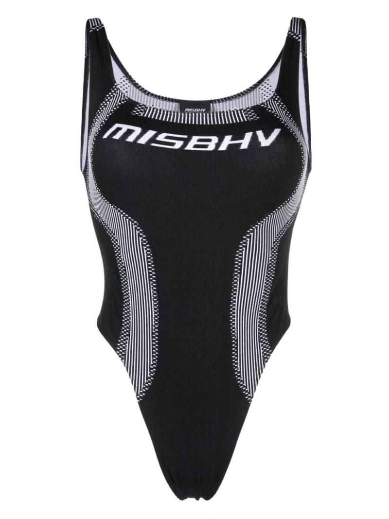 MISBHV contouring-panel bodysuit - Black von MISBHV