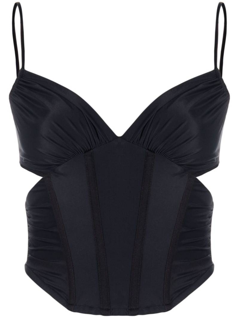 MISBHV cut-out corset top - Black von MISBHV