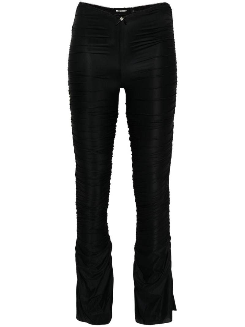 MISBHV draped-design trousers - Black von MISBHV