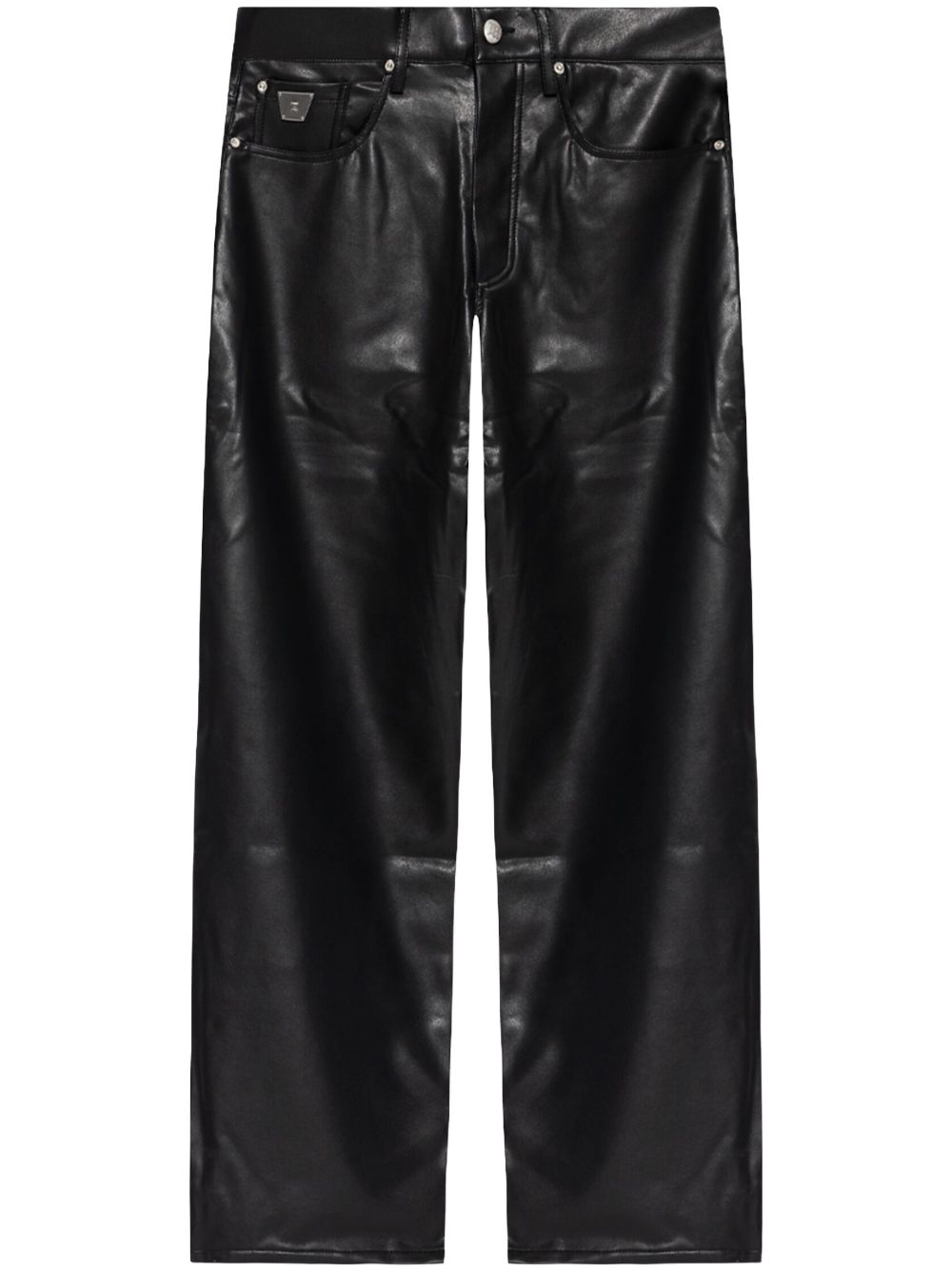 MISBHV faux-leather loose pants - Black von MISBHV