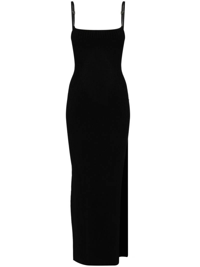 MISBHV fine-knit maxi dress - Black von MISBHV