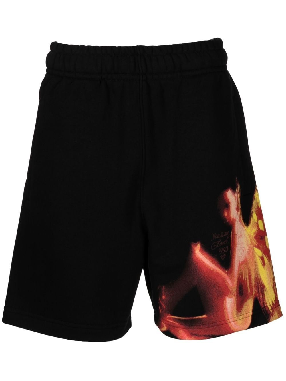 MISBHV flame-print shorts - Black von MISBHV