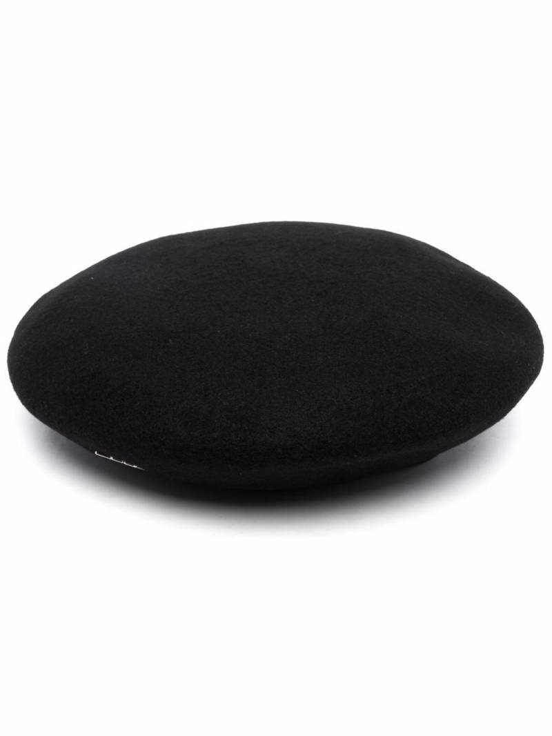 MISBHV flat-peak wool beret - Black von MISBHV