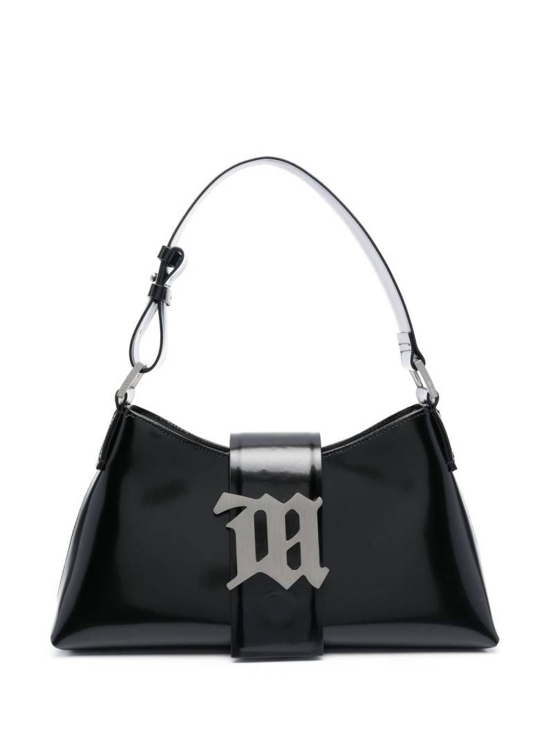 MISBHV leather logo-plaque shoulder bag - Black von MISBHV