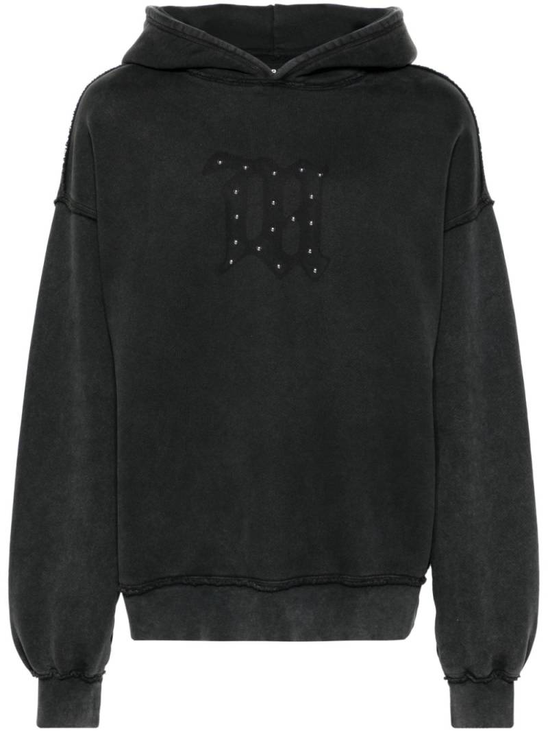 MISBHV logo-print cotton hoodie - Black von MISBHV