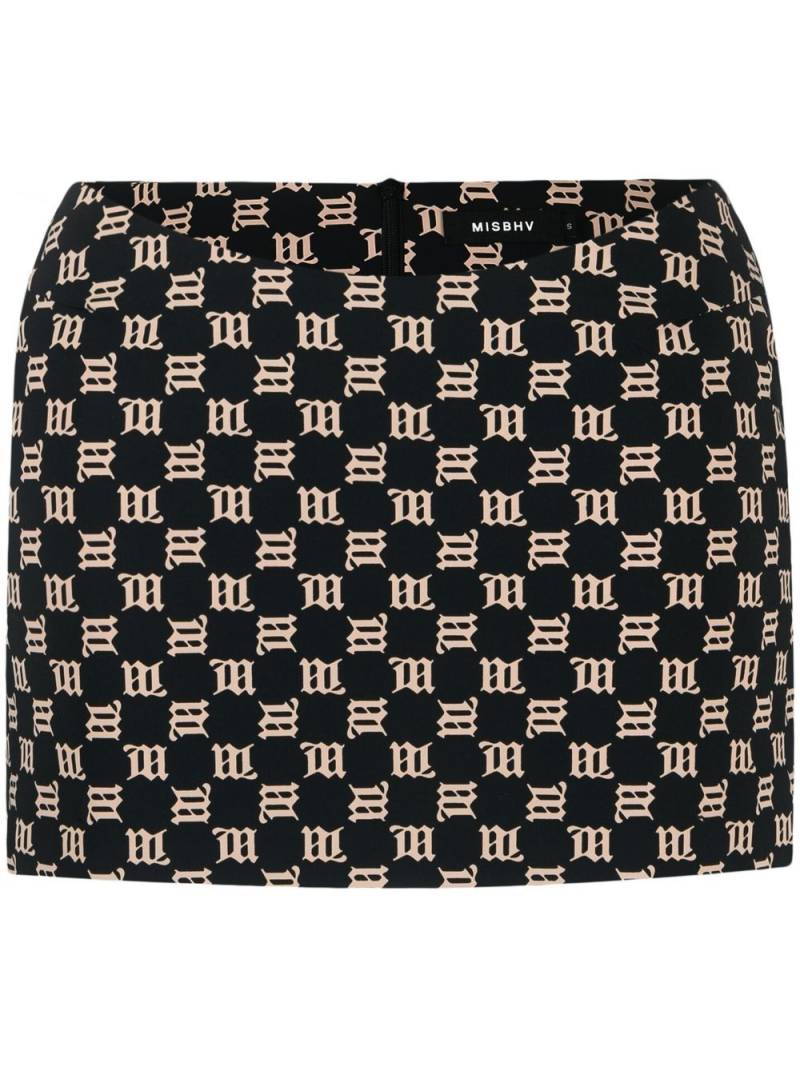 MISBHV logo-print miniskirt - Black von MISBHV