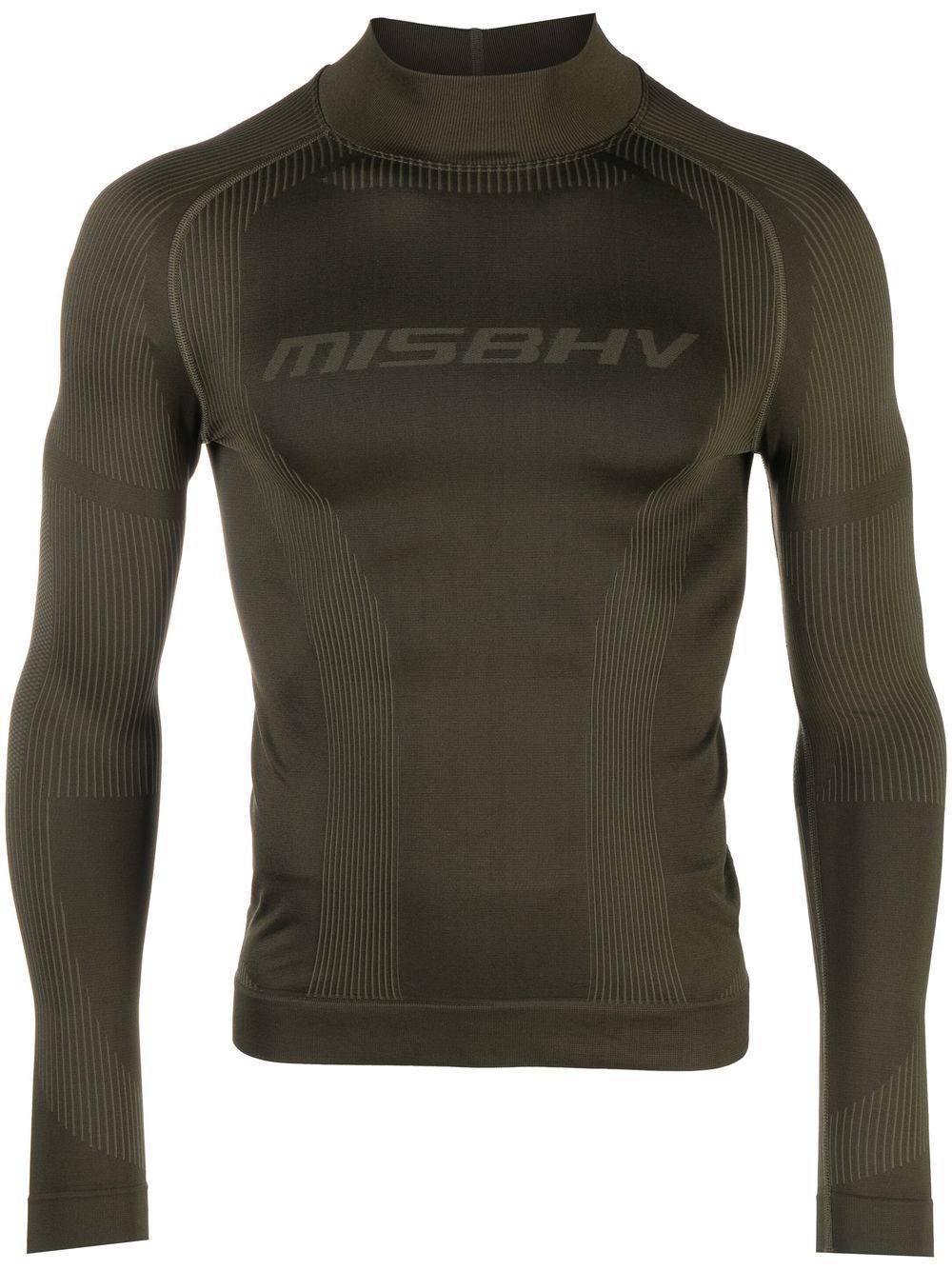 MISBHV logo-print slim-cut T-shirt - Green von MISBHV