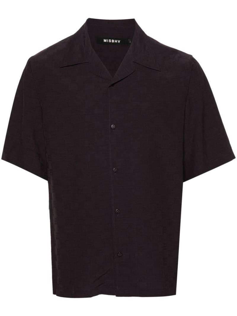 MISBHV monogram-jacquard shirt - Purple von MISBHV