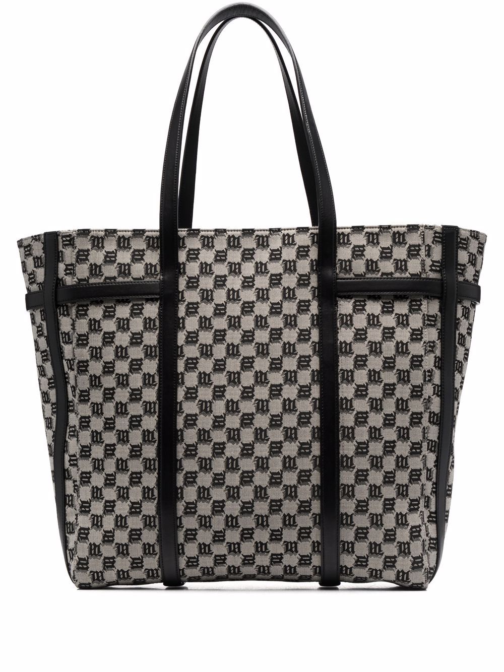 MISBHV monogram-pattern tote bag - Black von MISBHV