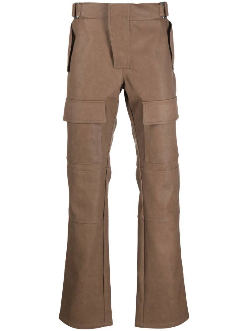 MISBHV straight-leg cargo trousers - Brown von MISBHV