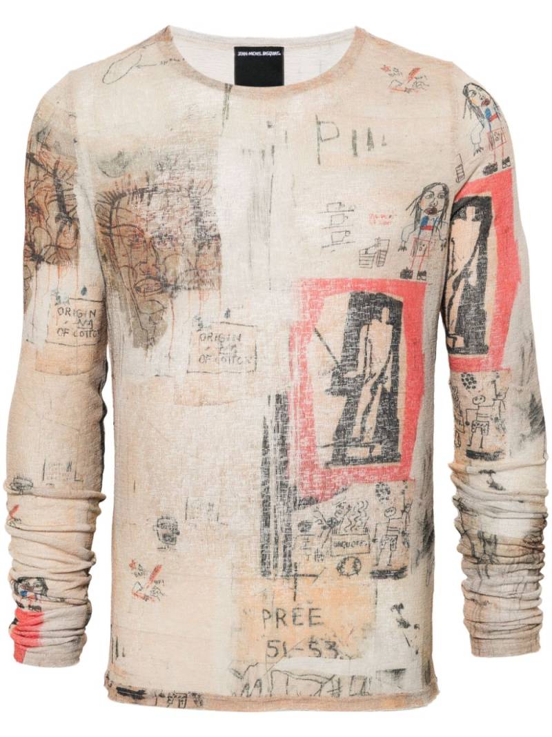 MISBHV x Jean-Michel Basquiat Big Shoes sweatshirt - Neutrals von MISBHV