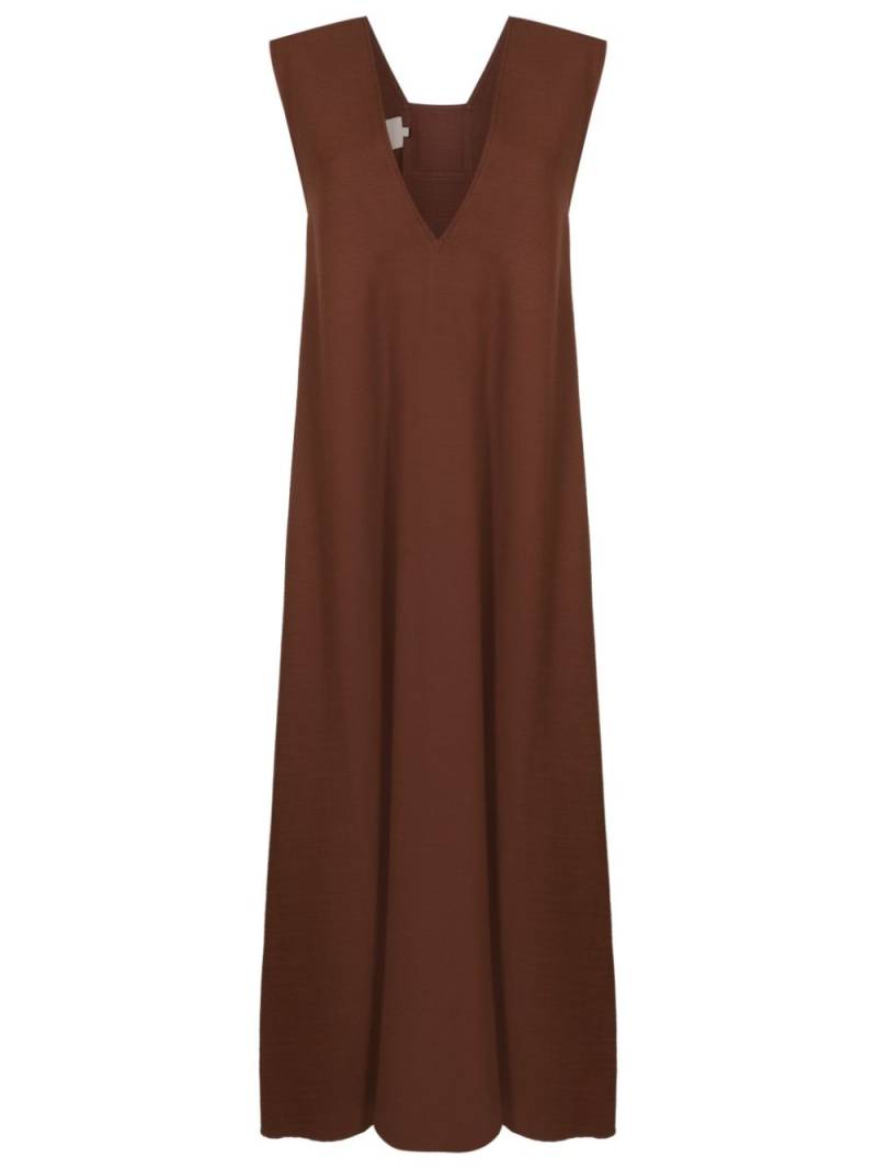 MISCI Fiama sleeveless maxi dress - Brown von MISCI