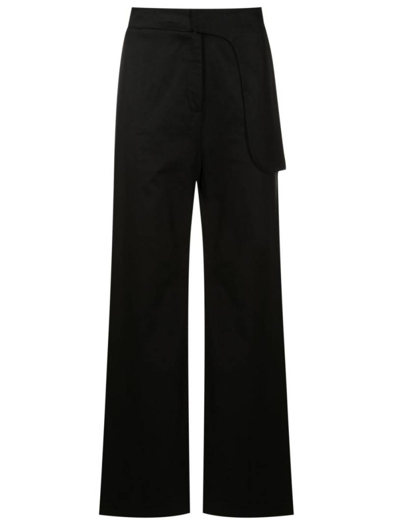 MISCI Landon straight-leg trousers - Black von MISCI