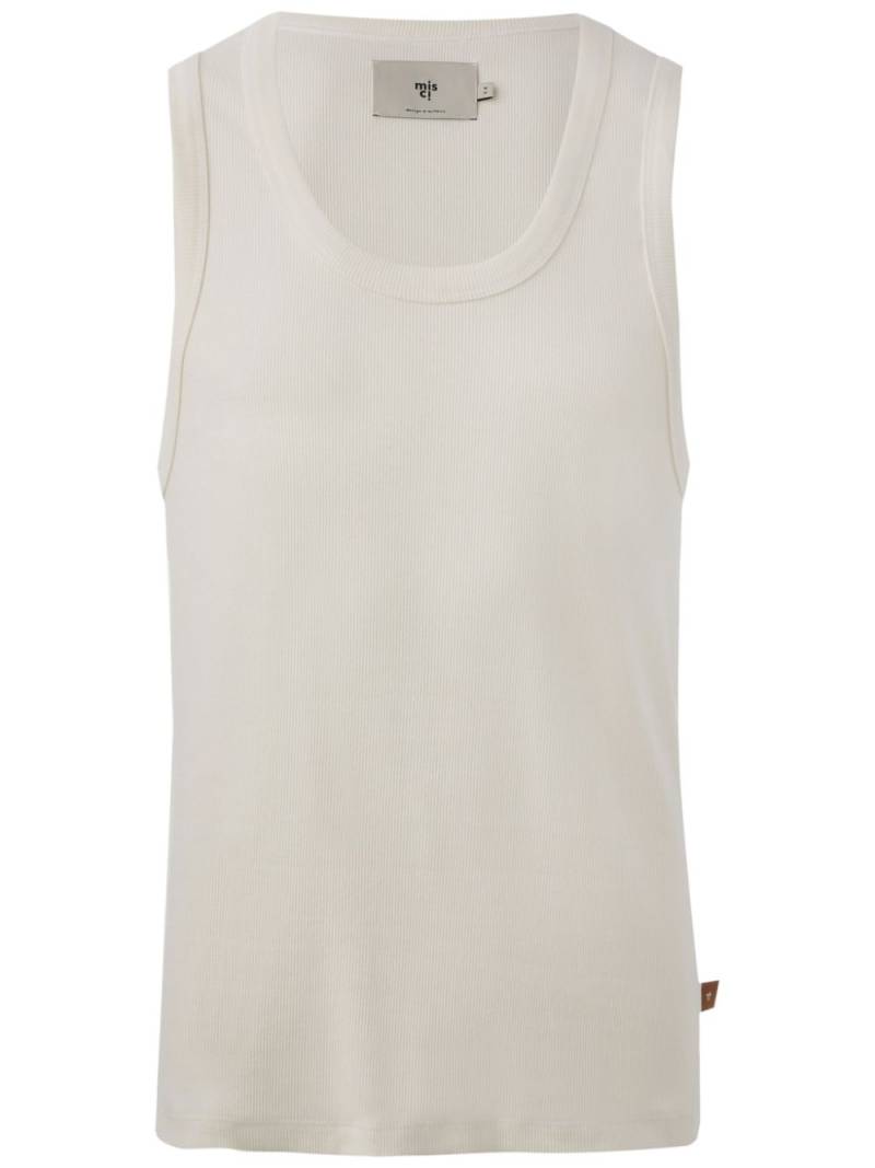 MISCI Regata ribbed-knit vest top - White von MISCI