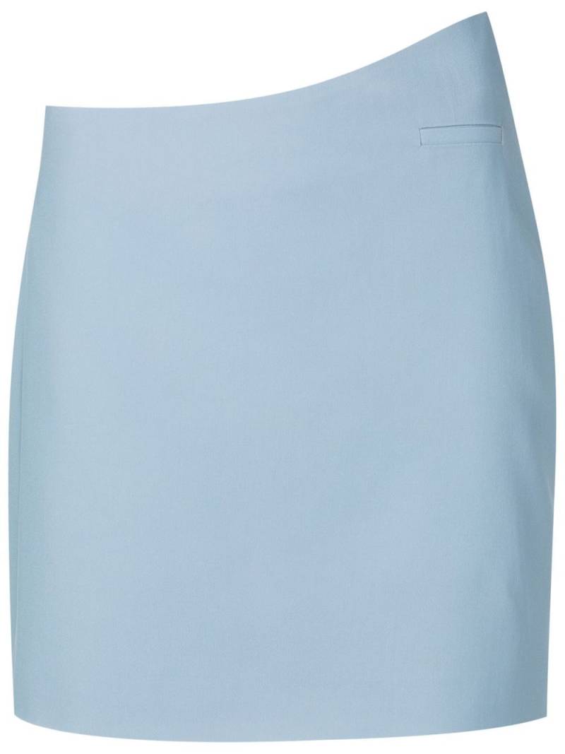 MISCI asymmetric mini skirt - Blue von MISCI