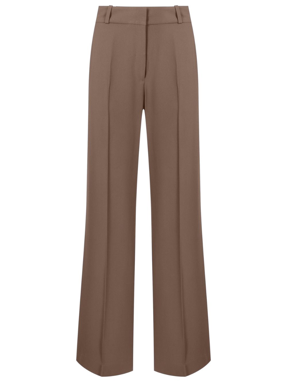 MISCI high-waisted crepe tailored trouseers - Brown von MISCI