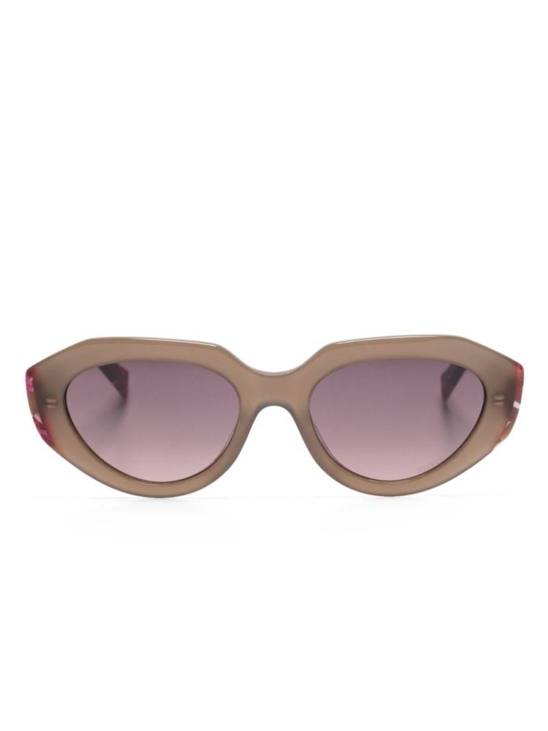 MISSONI EYEWEAR cat-eye frame gradient-lenses sunglasses - Brown von MISSONI EYEWEAR