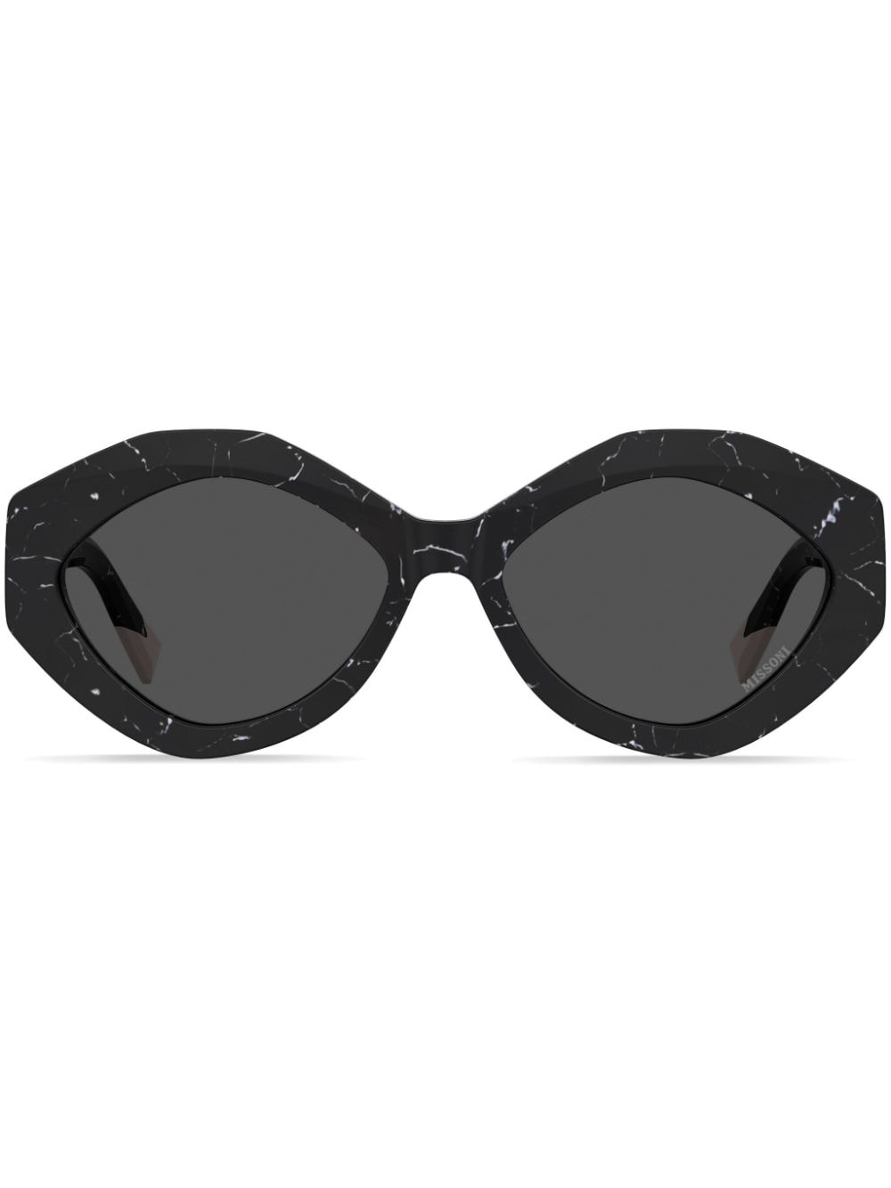 MISSONI EYEWEAR oval shaped sunglasses - Black von MISSONI EYEWEAR