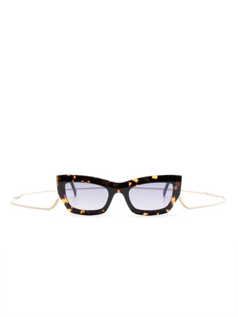 MISSONI EYEWEAR tortoiseshell rectangle-frame sunglasses - Purple von MISSONI EYEWEAR