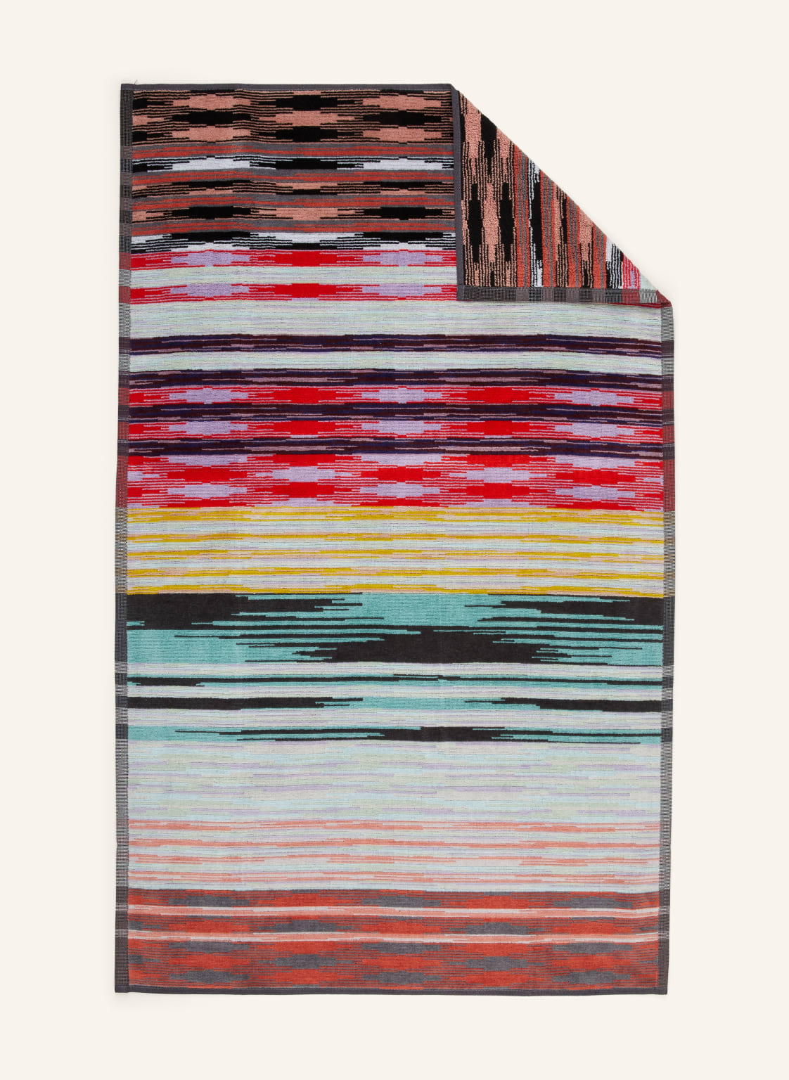 Missoni Home Handtuch Minuetto rot von MISSONI Home