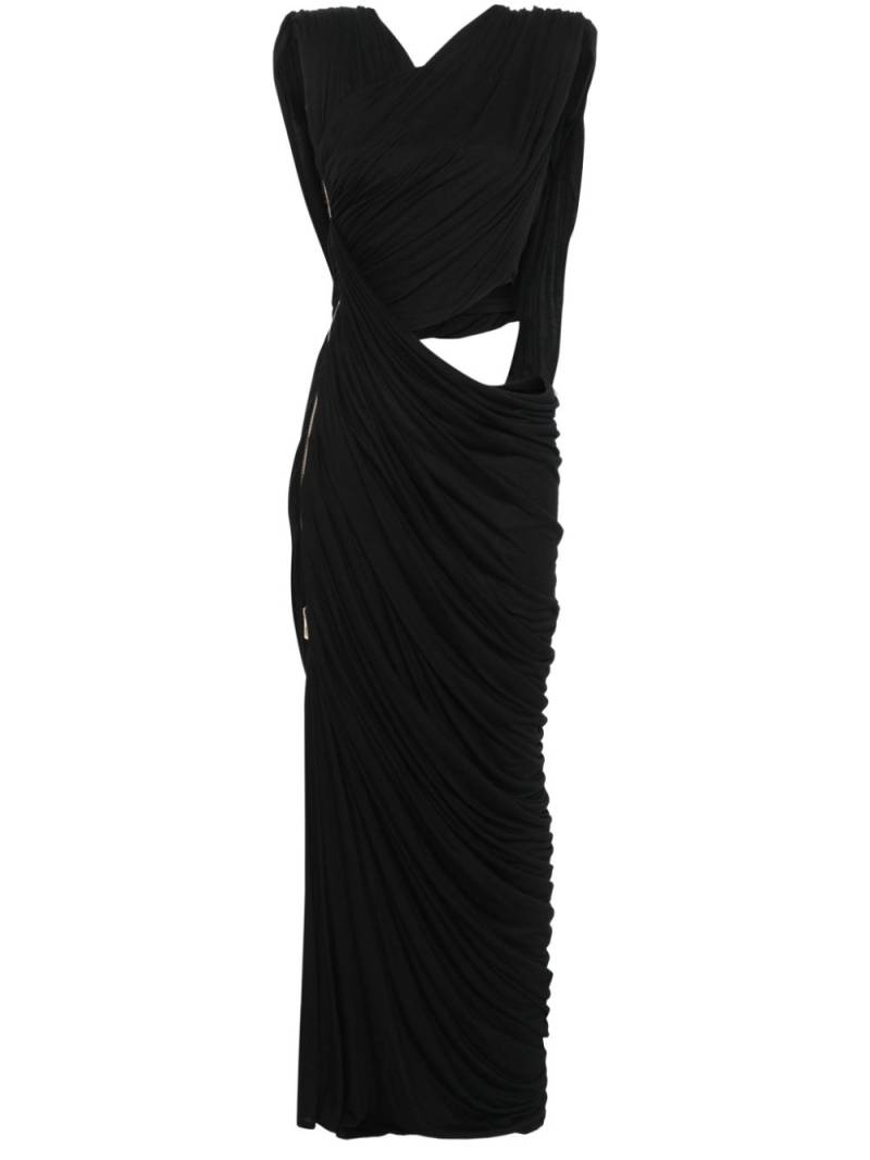 MITILIANE COUTURE draped-detail gown - Black von MITILIANE COUTURE