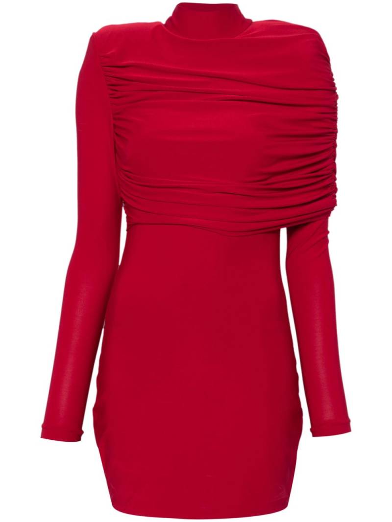 MITILIANE COUTURE draped midi dress - Red von MITILIANE COUTURE