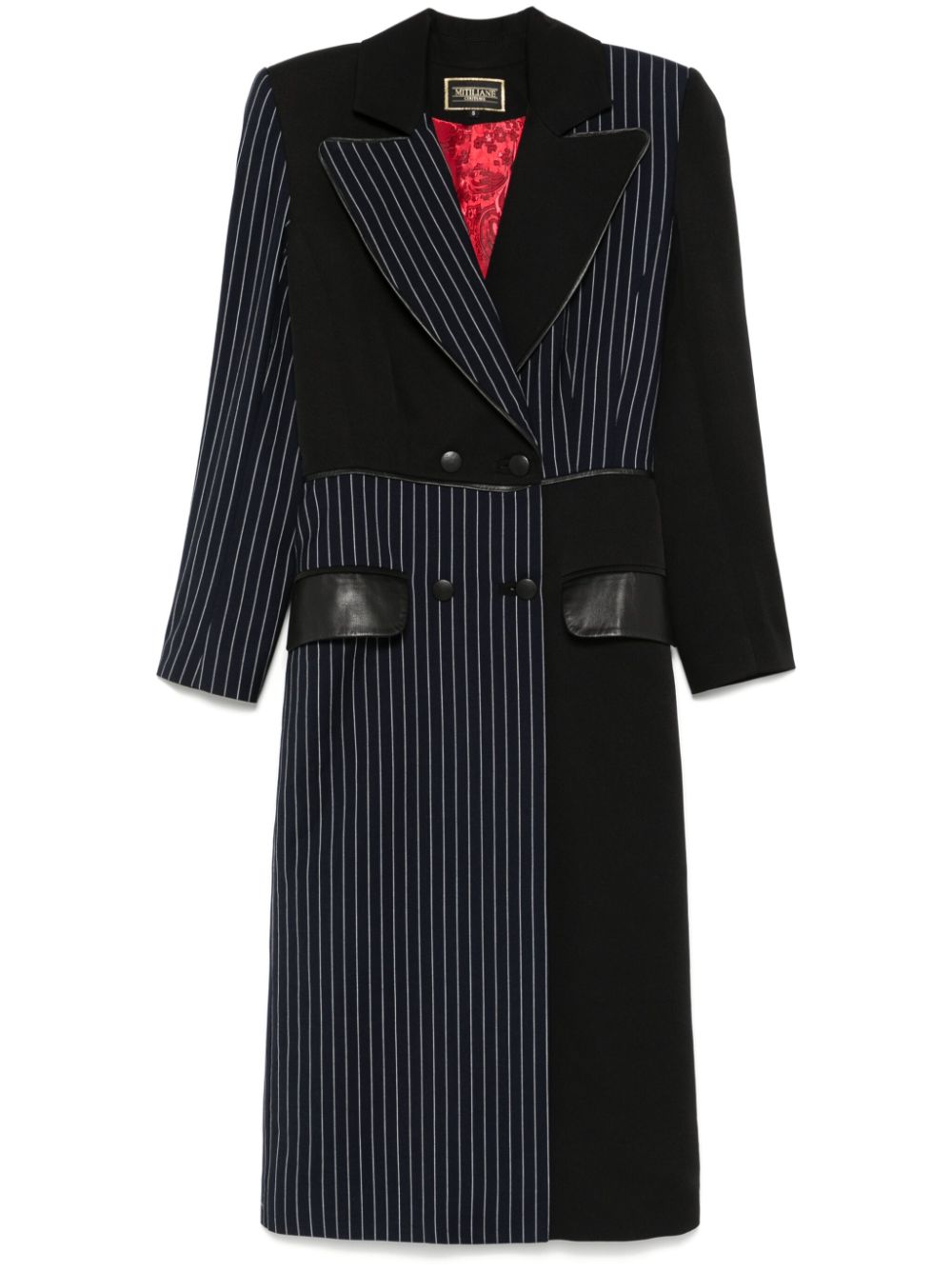 MITILIANE COUTURE panelled coat - Black von MITILIANE COUTURE