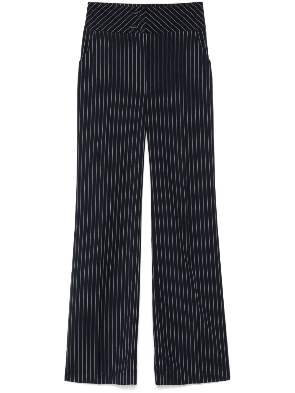 MITILIANE COUTURE pinstripe trousers - Blue von MITILIANE COUTURE