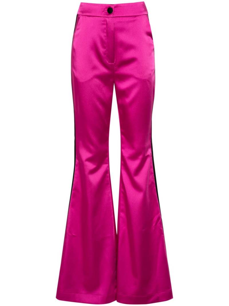 MITILIANE COUTURE side-appliqué flared trousers - Pink von MITILIANE COUTURE