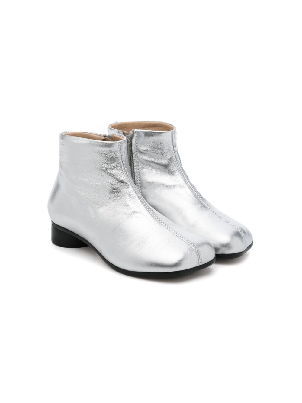 MM6 Maison Margiela Kids Anatomic ankle boots - Silver von MM6 Maison Margiela Kids