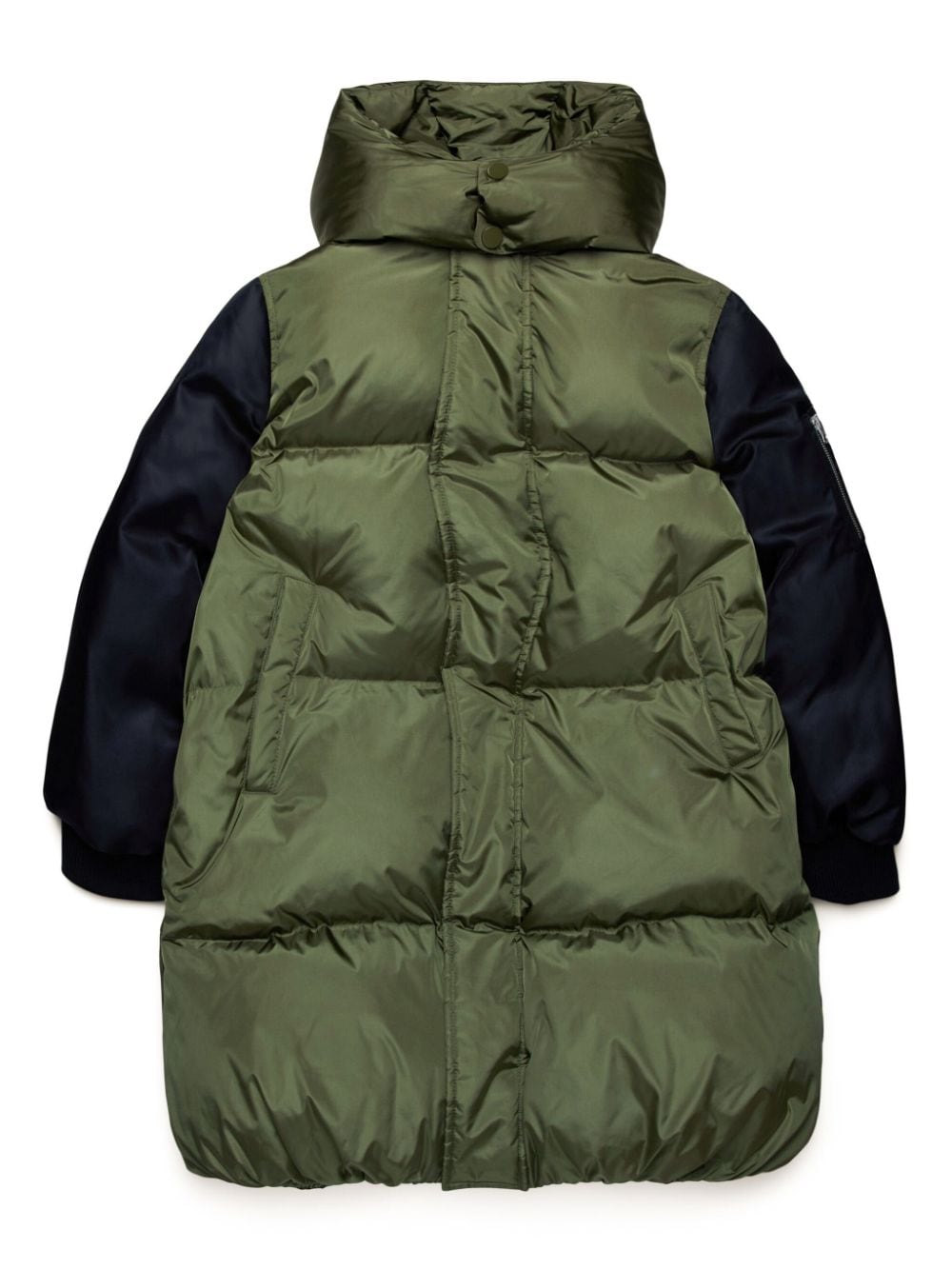 MM6 Maison Margiela Kids Numbers-motif two-tone jacket - Green von MM6 Maison Margiela Kids