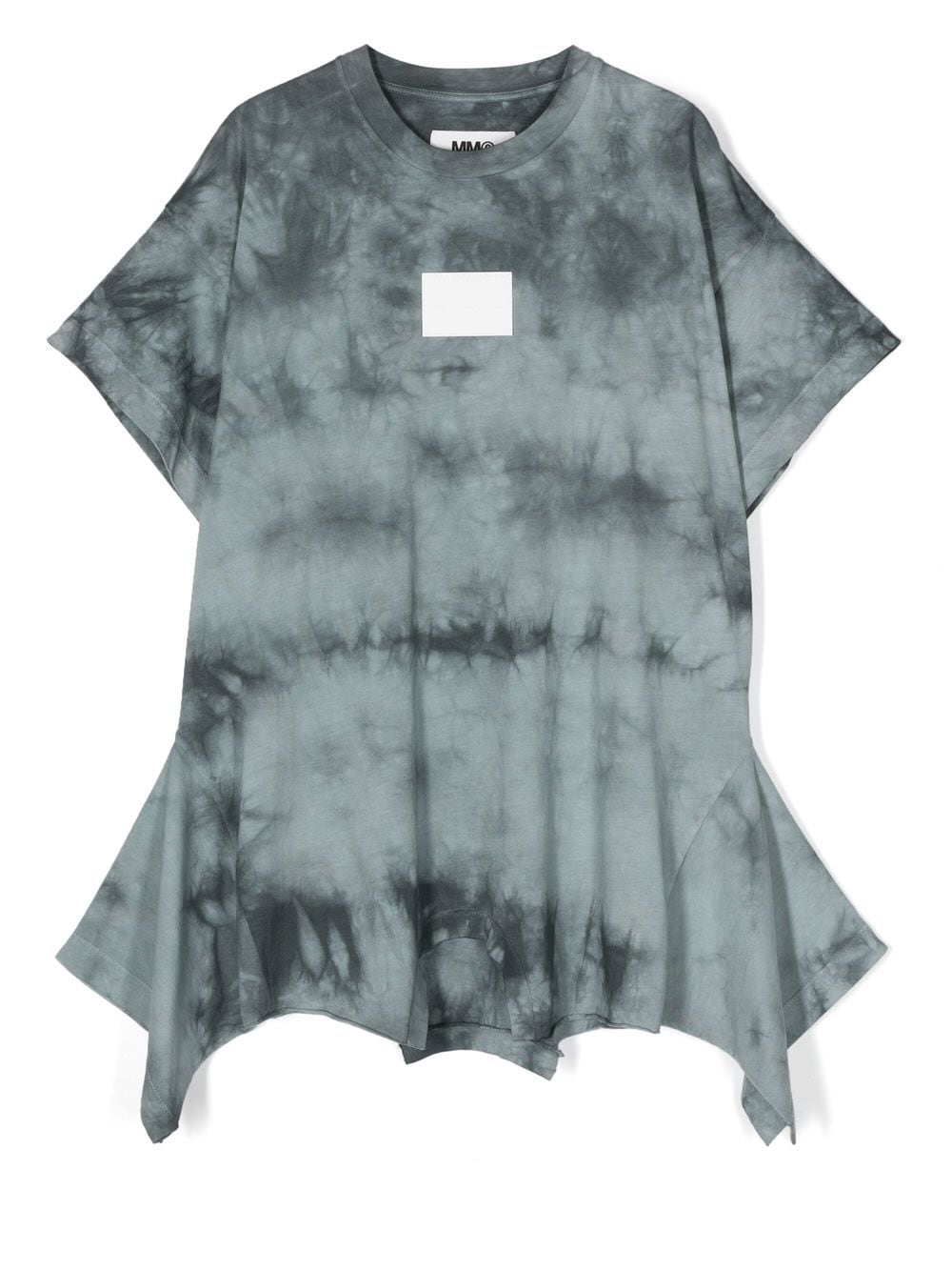 MM6 Maison Margiela Kids T-shirt hem tie-dye dress - Grey von MM6 Maison Margiela Kids