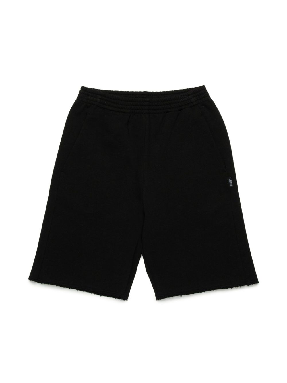 MM6 Maison Margiela Kids cotton track shorts - Black von MM6 Maison Margiela Kids